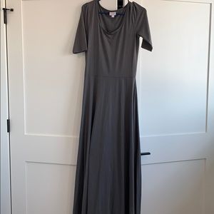 LuLaRoe grey maxi dress